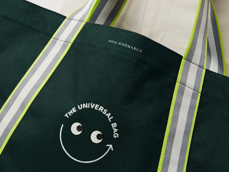 Anya Hindmarch and Waitrose tote bag