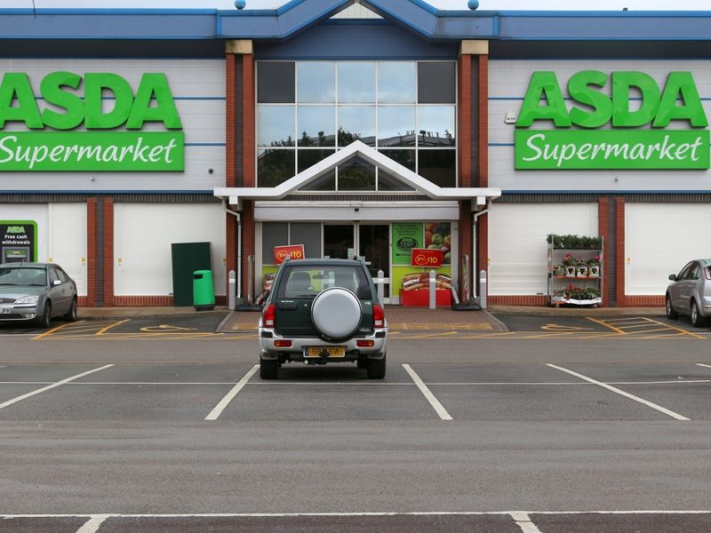 Asda supermarket and carpark