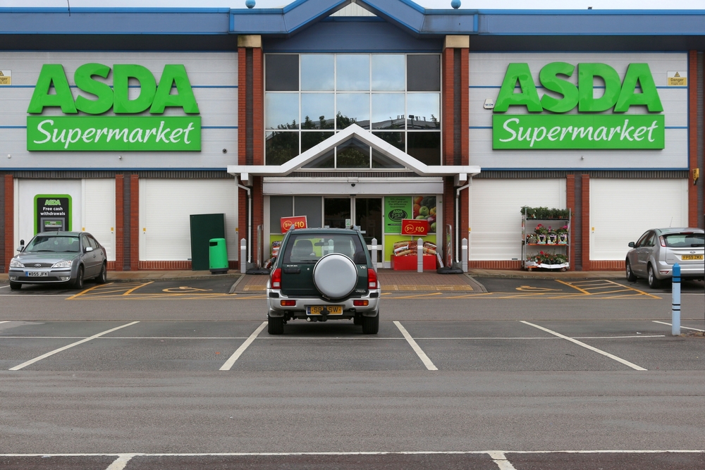 Asda supermarket and carpark