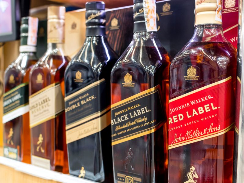 Diageo alcohol portfolio