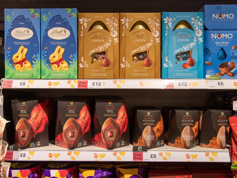 Part of the Easter range at Central England Co-op.
