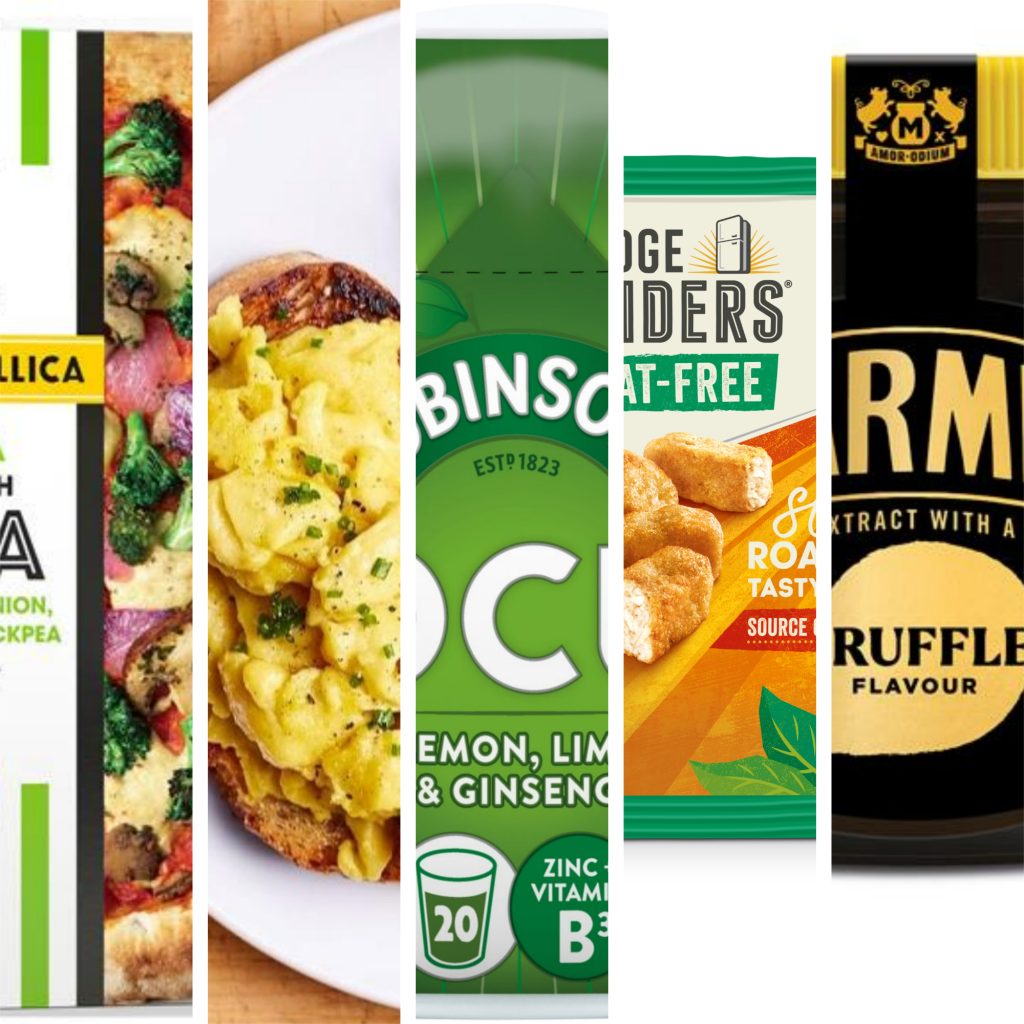 Five new products including Fridge Raiders, Robinsons, OGGS, Crosta & Mollica and Marmite,