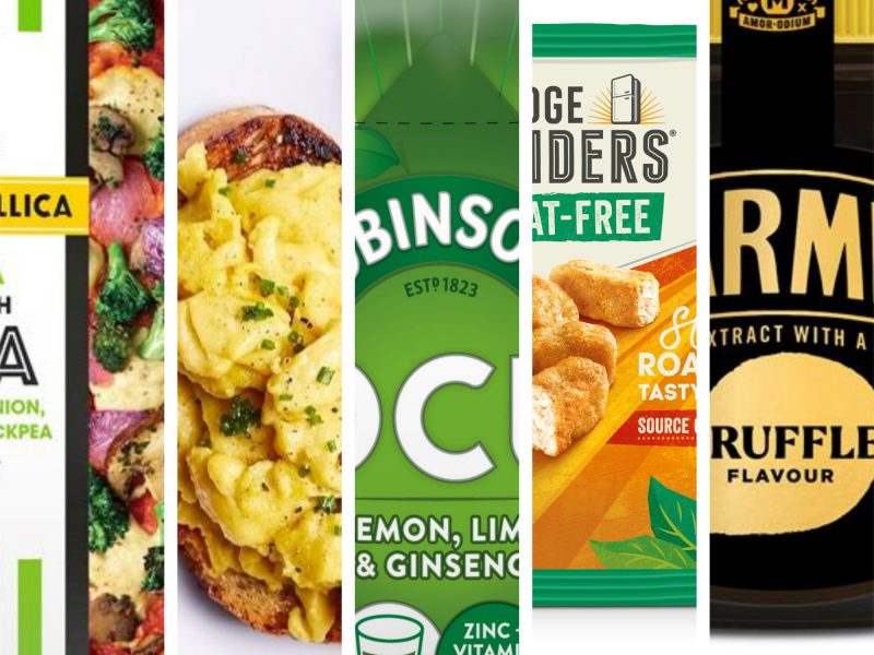 Five new products including Fridge Raiders, Robinsons, OGGS, Crosta & Mollica and Marmite,