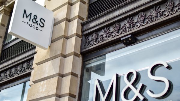 M&S Food sign