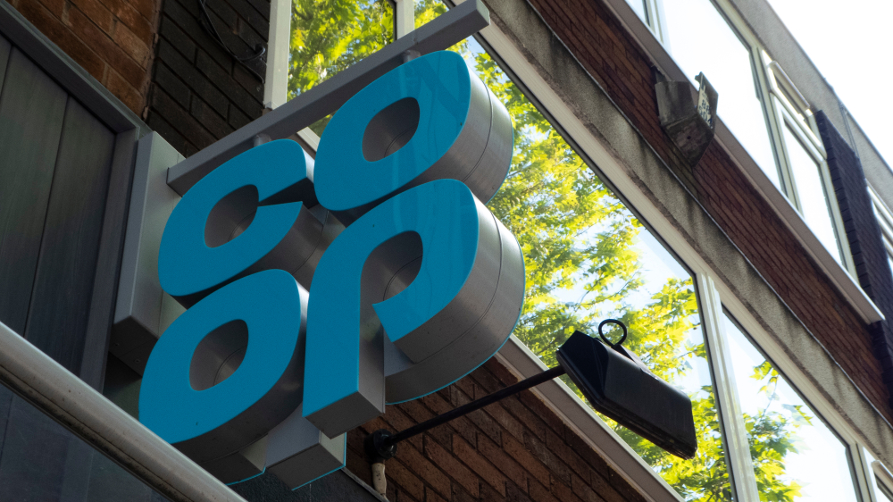 A co-op sign.