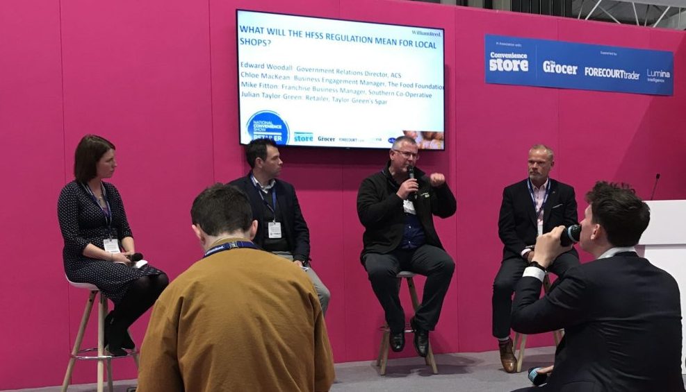 Local shop HFSS talk featuring Chloe Mackean, Edward Woodall, Mike Fitton and Julian Taylor-Green