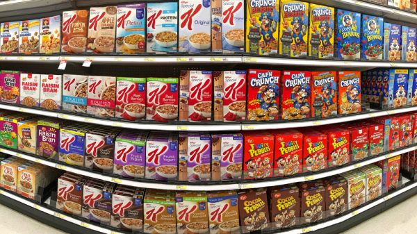 Cereal shelf