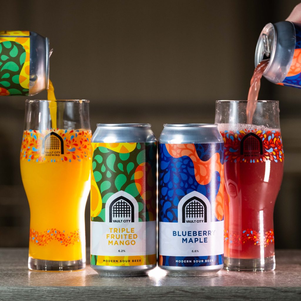 Vault city beers: Triple fruited mang and blueberry maple