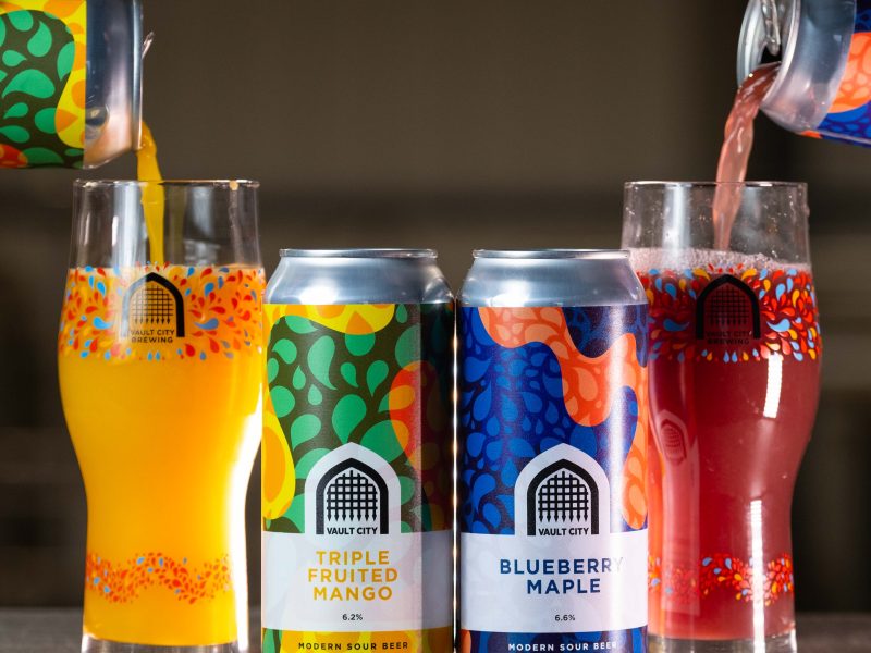 Vault city beers: Triple fruited mang and blueberry maple