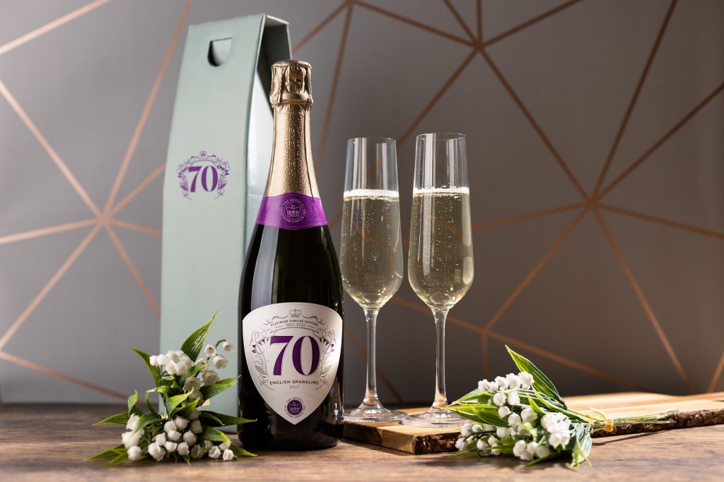 Virgin Wines Platinum Jubilee Limited Edition Sparking Brut.