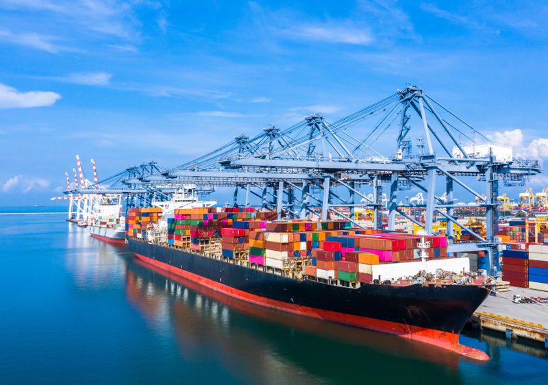 ship exporting goods