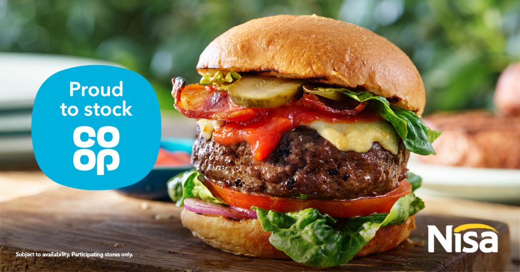 Co-op x Nisa product poster