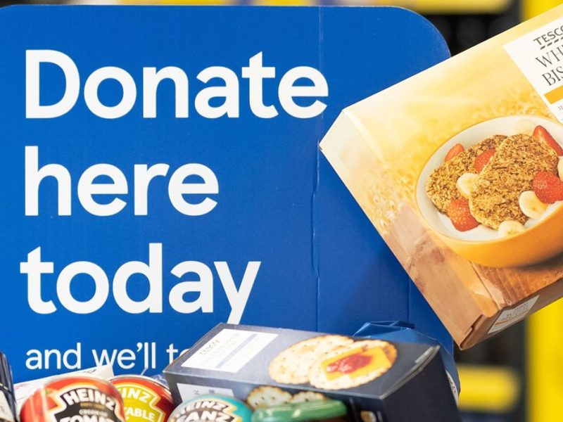 tesco food bank