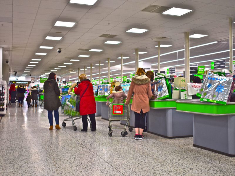 Asda tills.