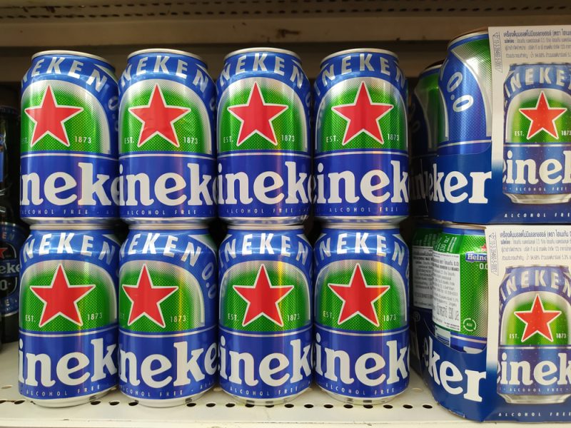 Beer | Low alcohol Heineken sold in supermarkets
