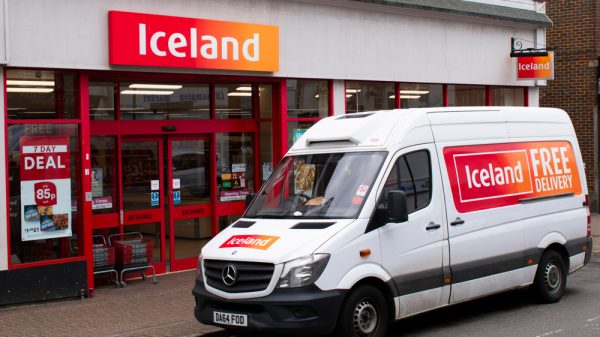 Iceland delivery van and storefront