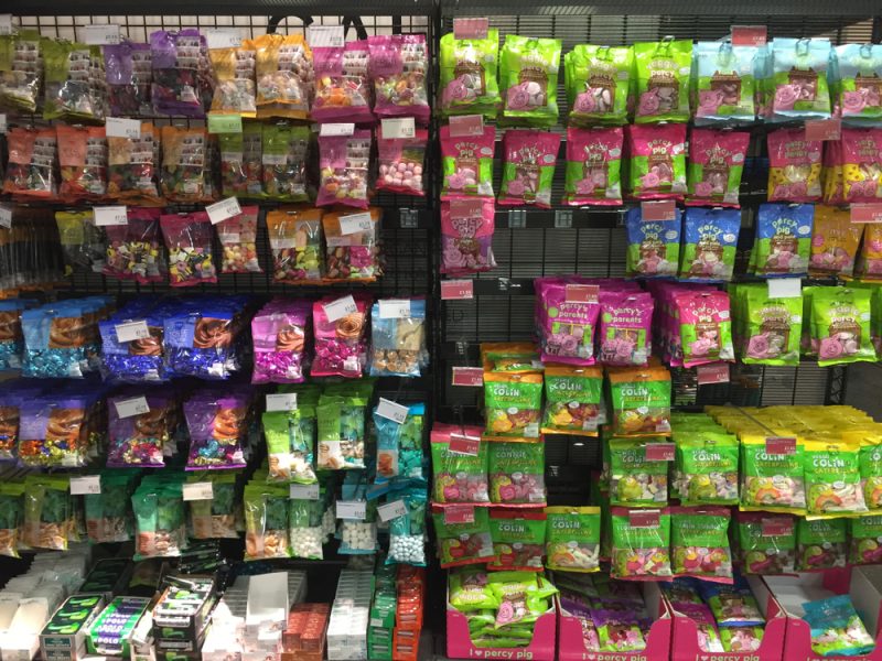 Sweets in M&S.