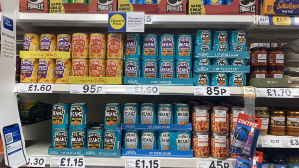 Heinz products in Tesco