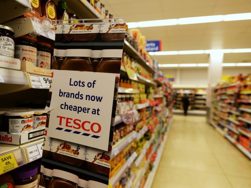 tesco promotional bay
