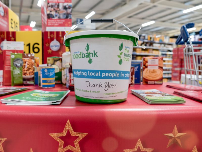 the Trussell Trust food bank