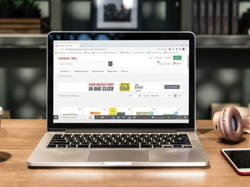 Iceland's weekly shop in one click