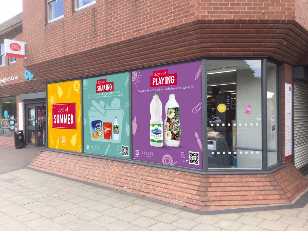 Co-op Joys of Summer campaign poster