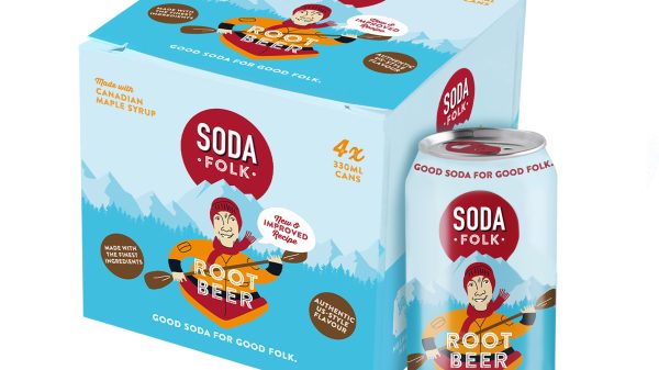 Soda Folk reformulated root beer packagaing