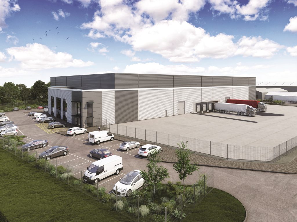 Sainsbury's new distribution facility in Trafford Park