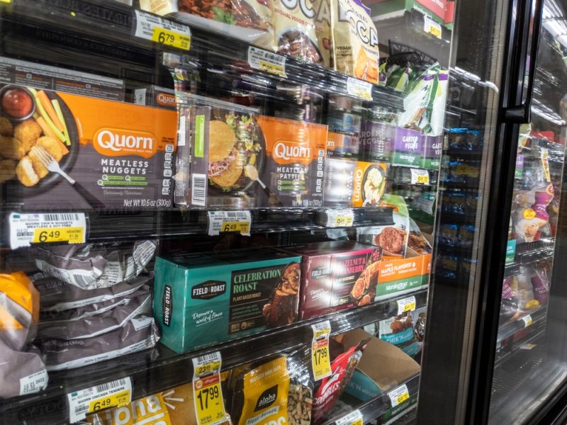 Frozen Quorn products.