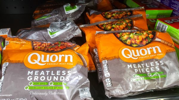 Packs of Quorn products.