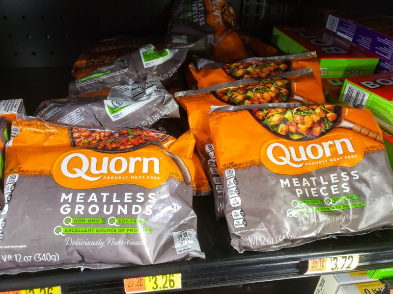 Packs of Quorn products.