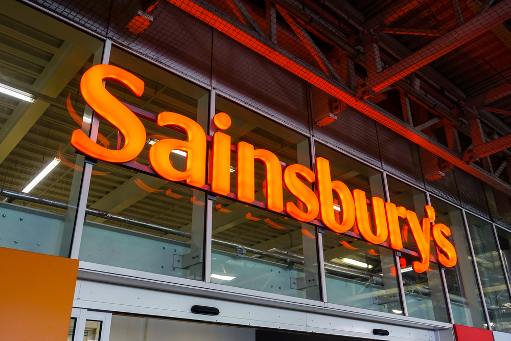 The exterior of a Sainsbury's store.