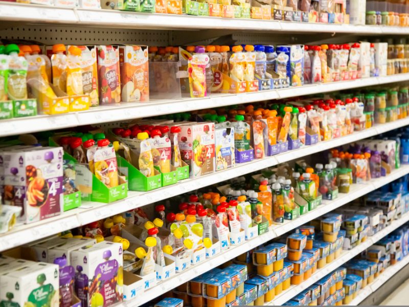 Baby food products - BDA warns of high sugar content