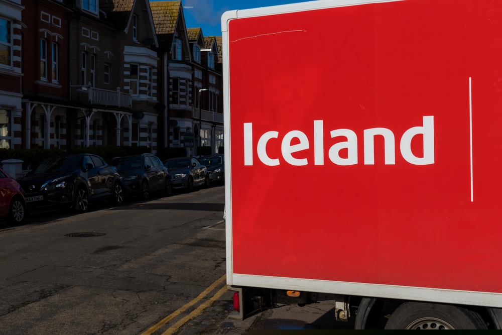 Iceland delivery van