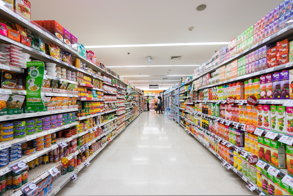 Supermarket aisle