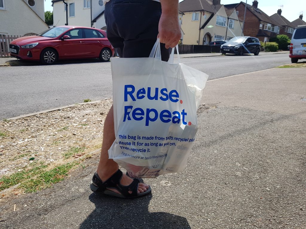 Tesco shoppers have mixed reaction to 50 price increase for plastic bags