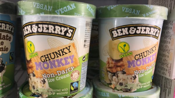 Ben & Jerry's vegan ice cream.