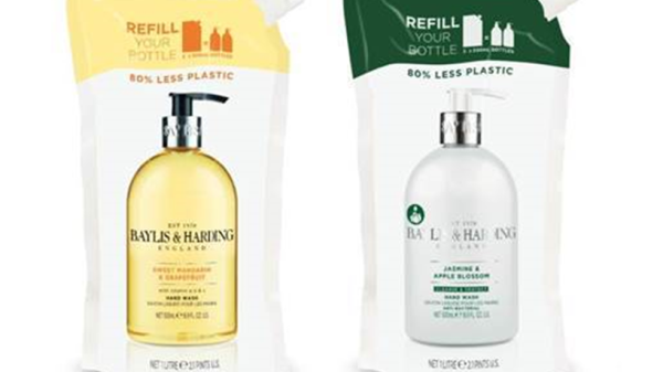 Baylis and Harding new sustainable refill pouches