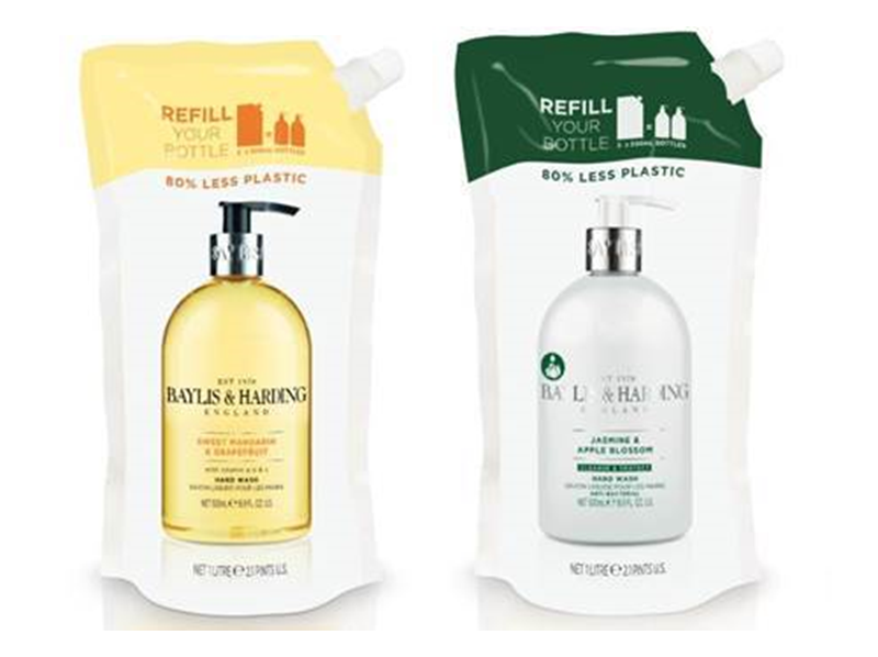 Baylis and Harding new sustainable refill pouches