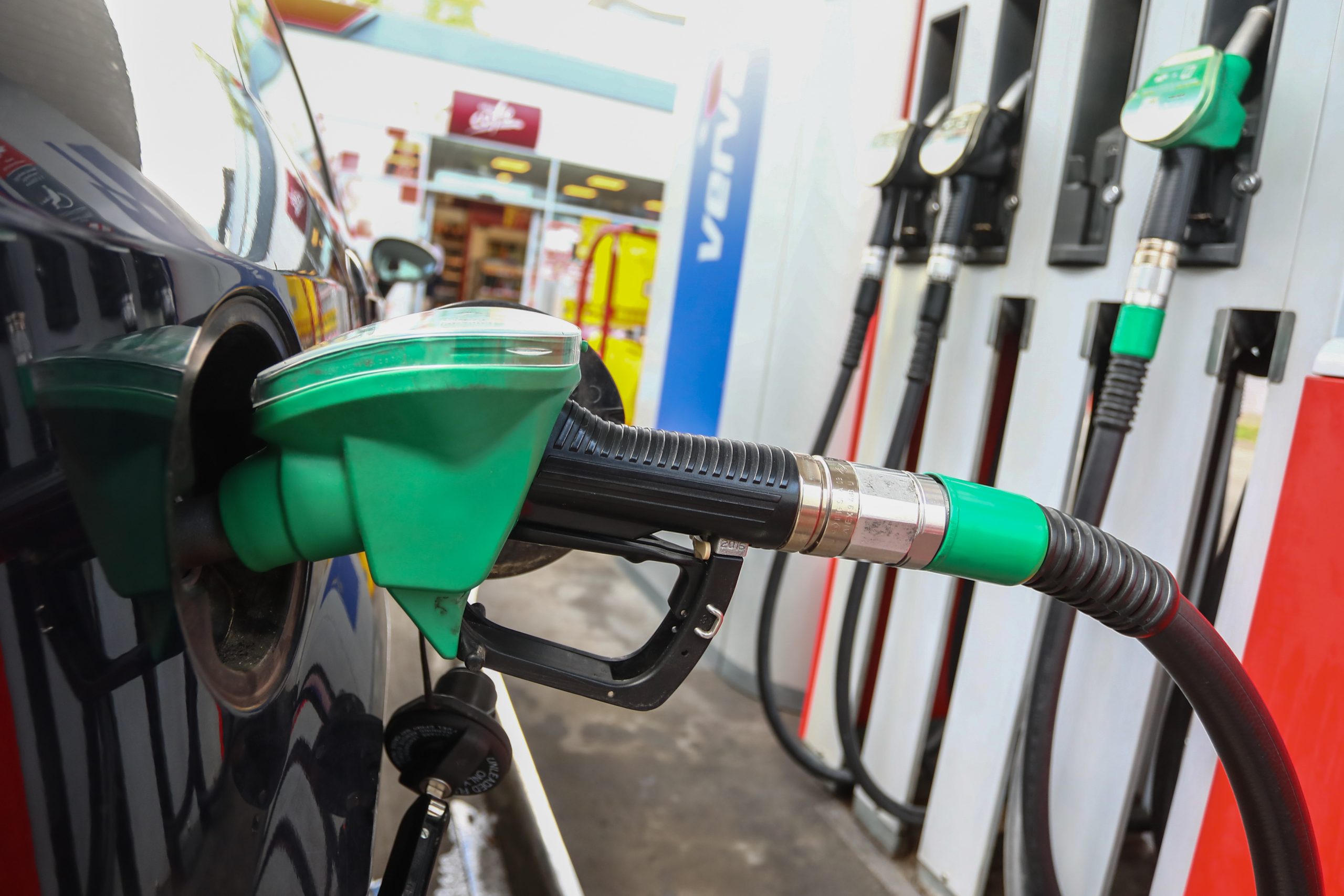 Supermarket fuel pumps