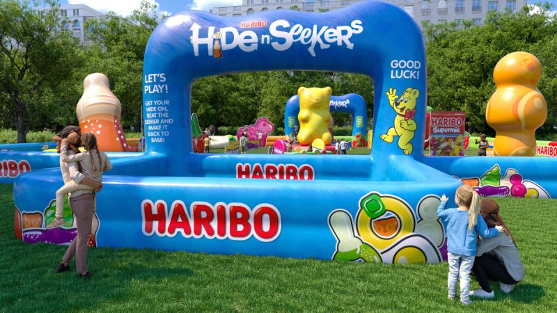 German confectionery brand Haribo has launched a new, interactive outdoor campaign to bring families together this summer with activations in London, Birmingham and Manchester.