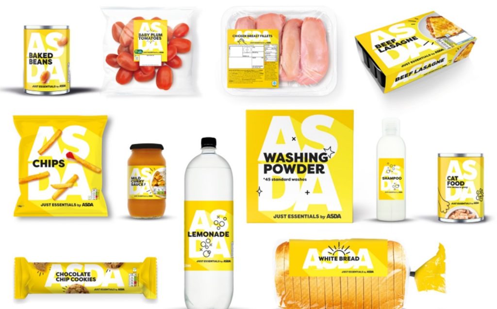 Asda Just Essentials range