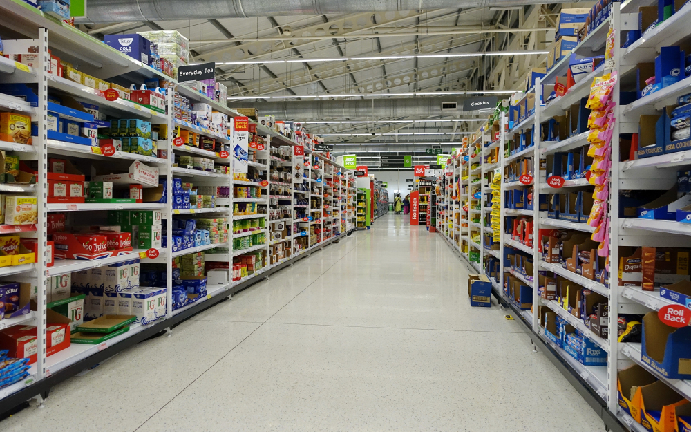 Supermarket aisle