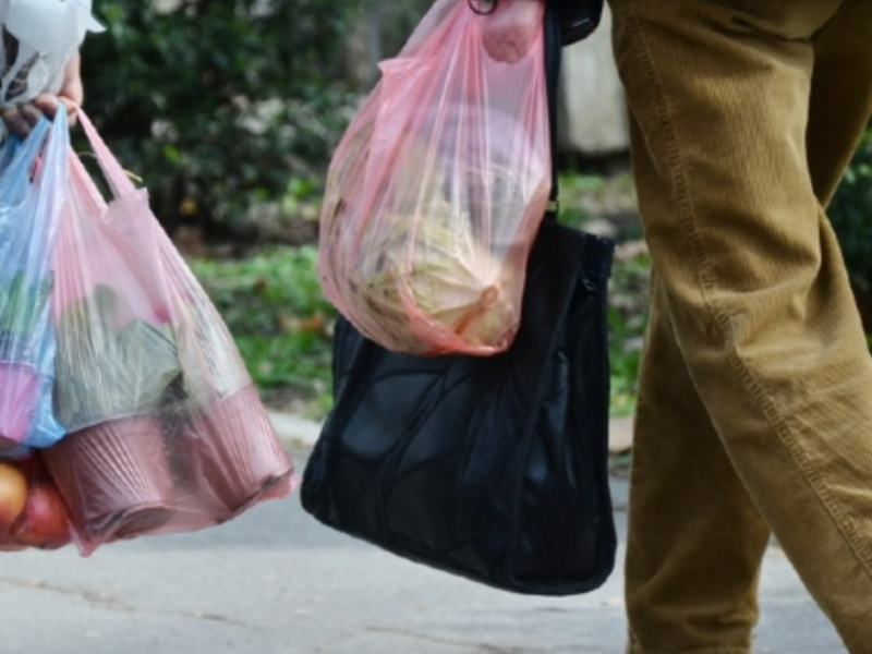 Supermarket plastic bags