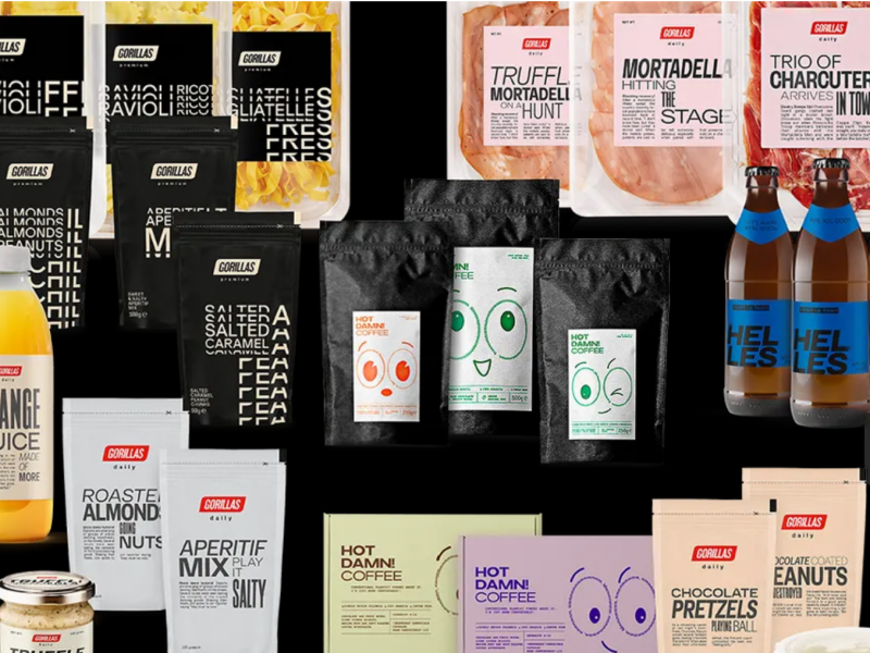 Gorillas own-label ranges