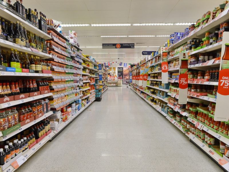 Supermarket aisle