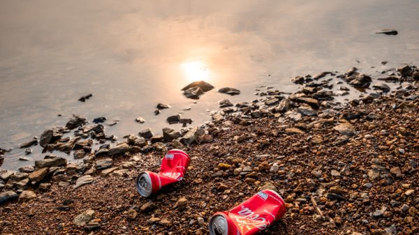 Coca-Cola packaging litter