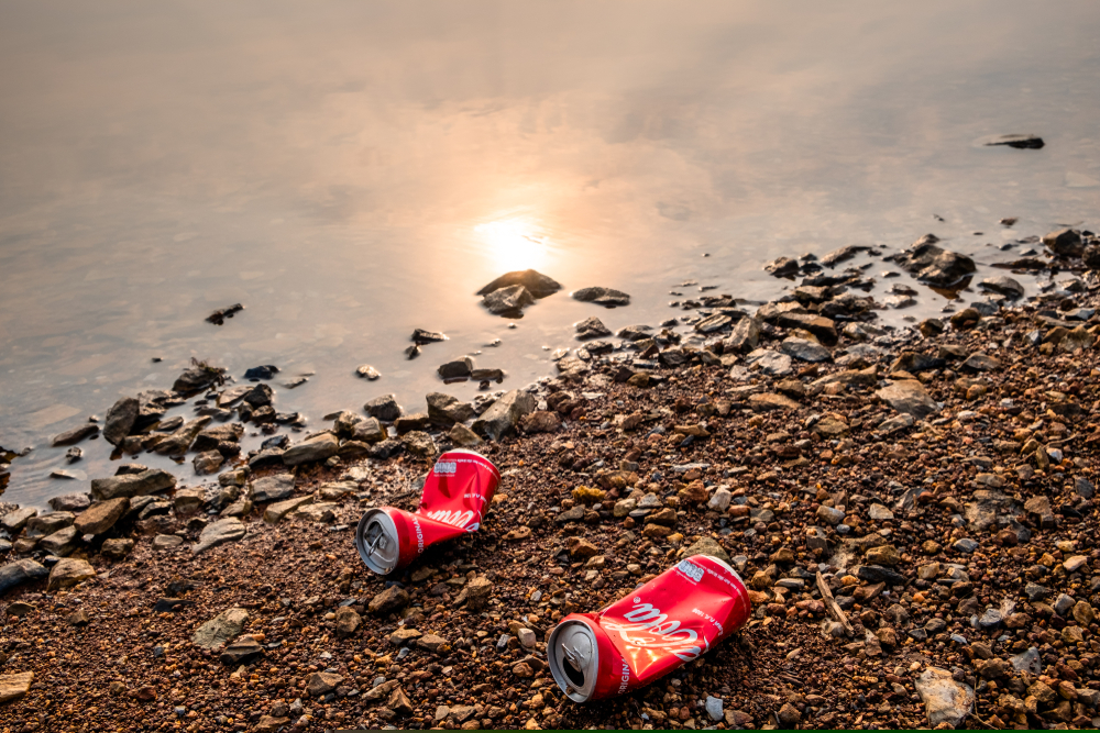 Coca-Cola packaging litter