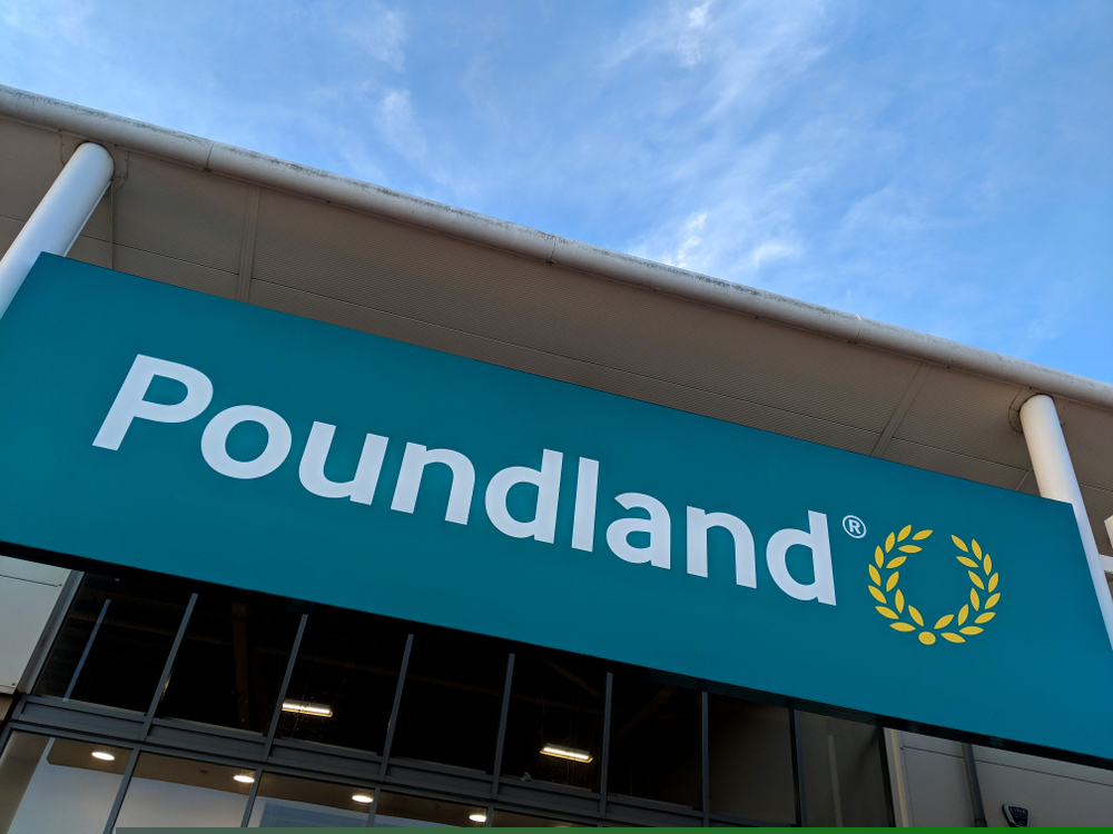 Poundland sign