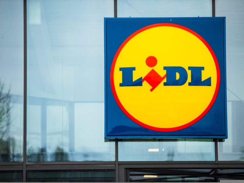 Lidl store sign